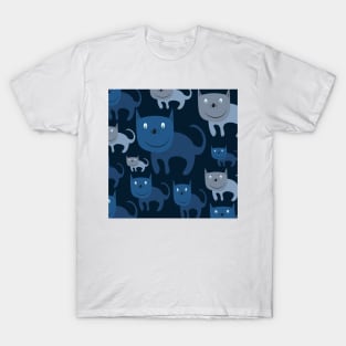 Cat pattern T-Shirt